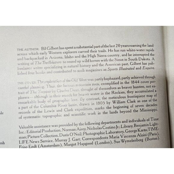 Vintage Time Life "The Trailblazers" The Old West Series Faux Leather Book 1973 - Picture 11 of 15